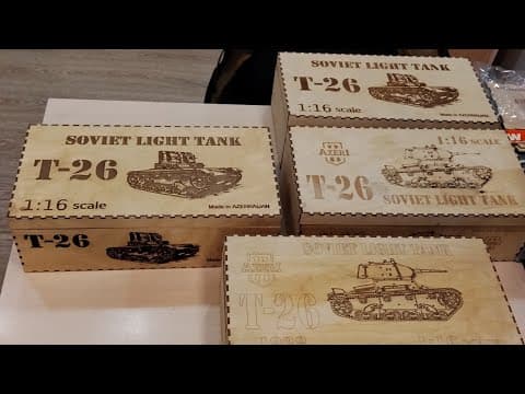T-26  1:16 scale model kit, by AzerII.