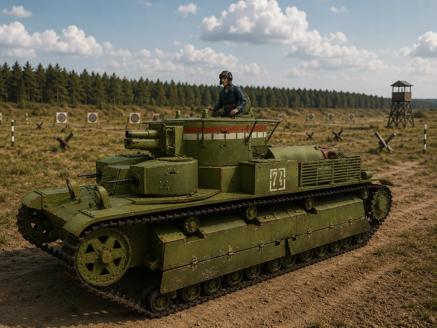 T-28 KT-28 tank model set