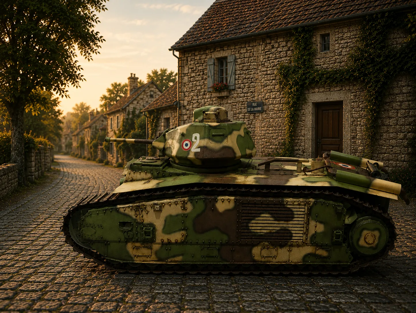 CHAR B1-bis French tank set
