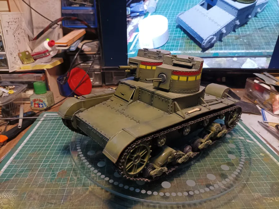 T-26 1933 tank model set