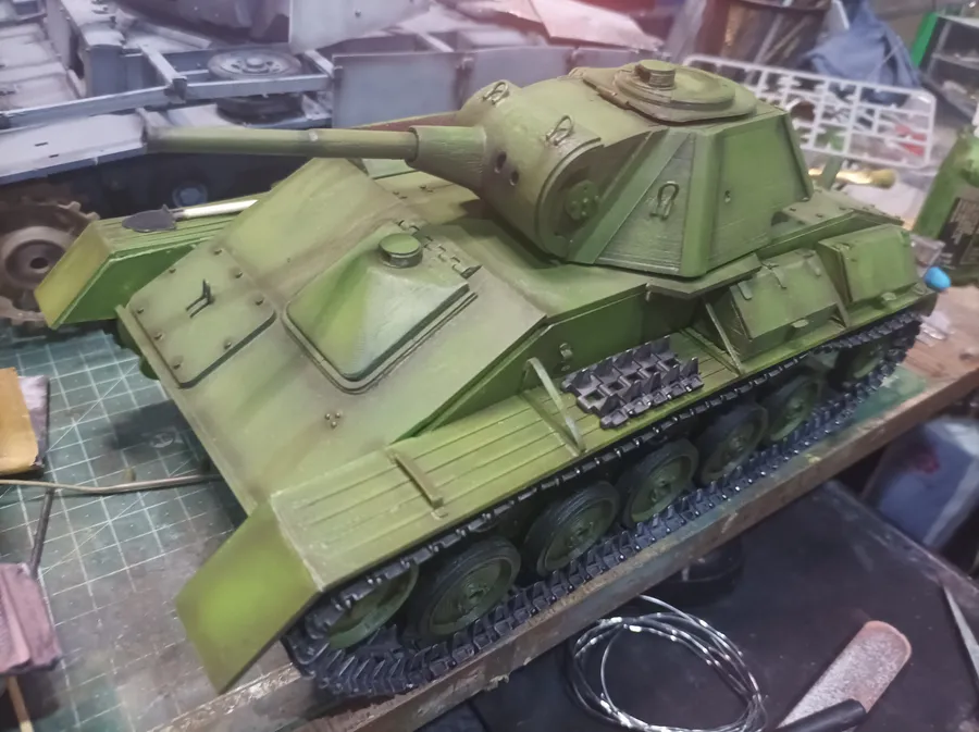 T-70 tank model set
