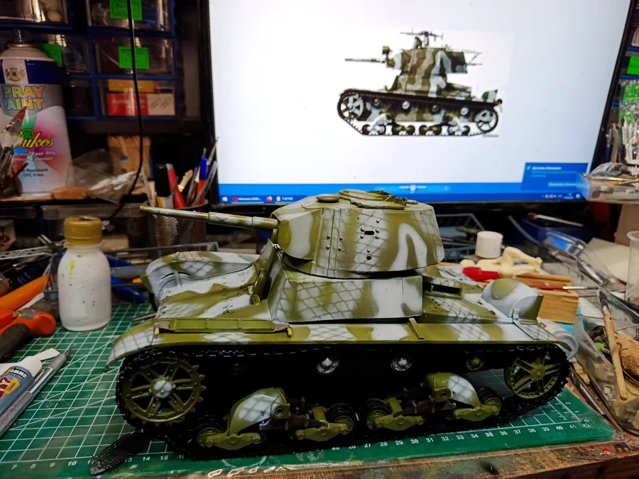 T-26 1939 tank model set