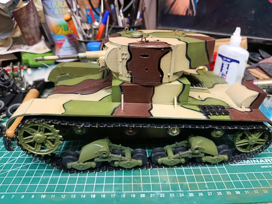 T-26 1934 tank model set