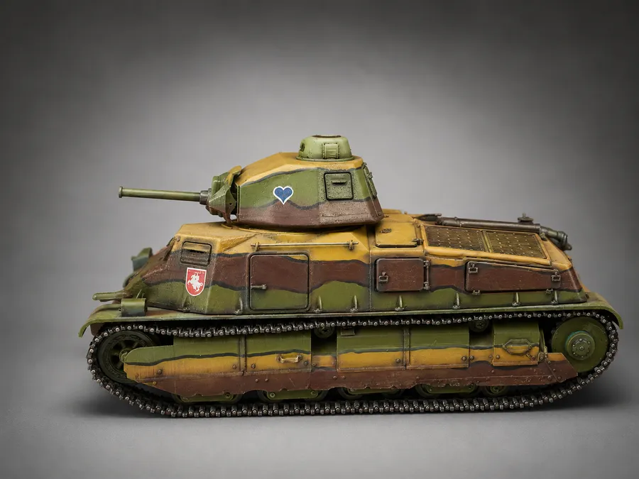 SOMUA S-35 tank model set