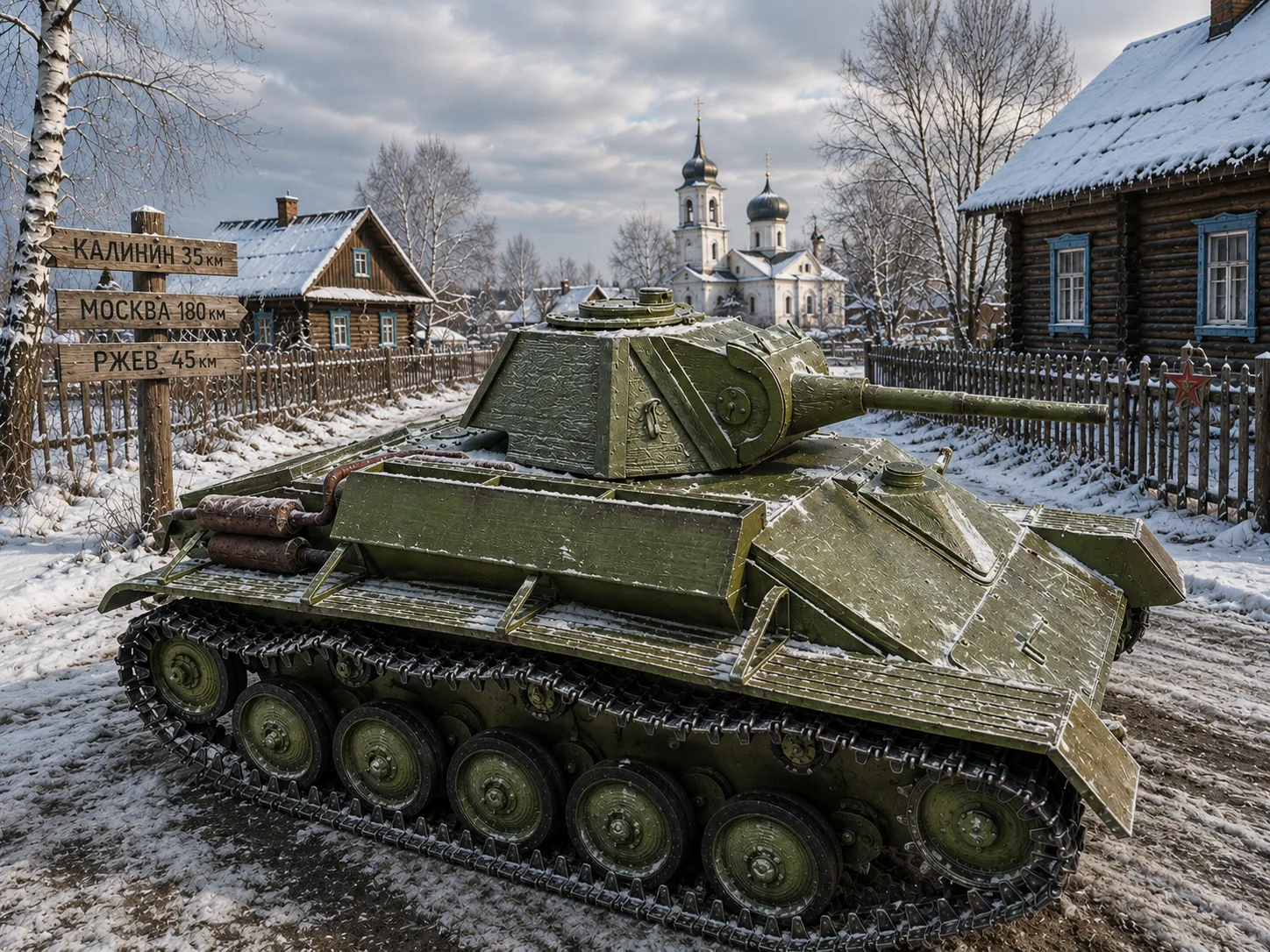T-70 tank model set