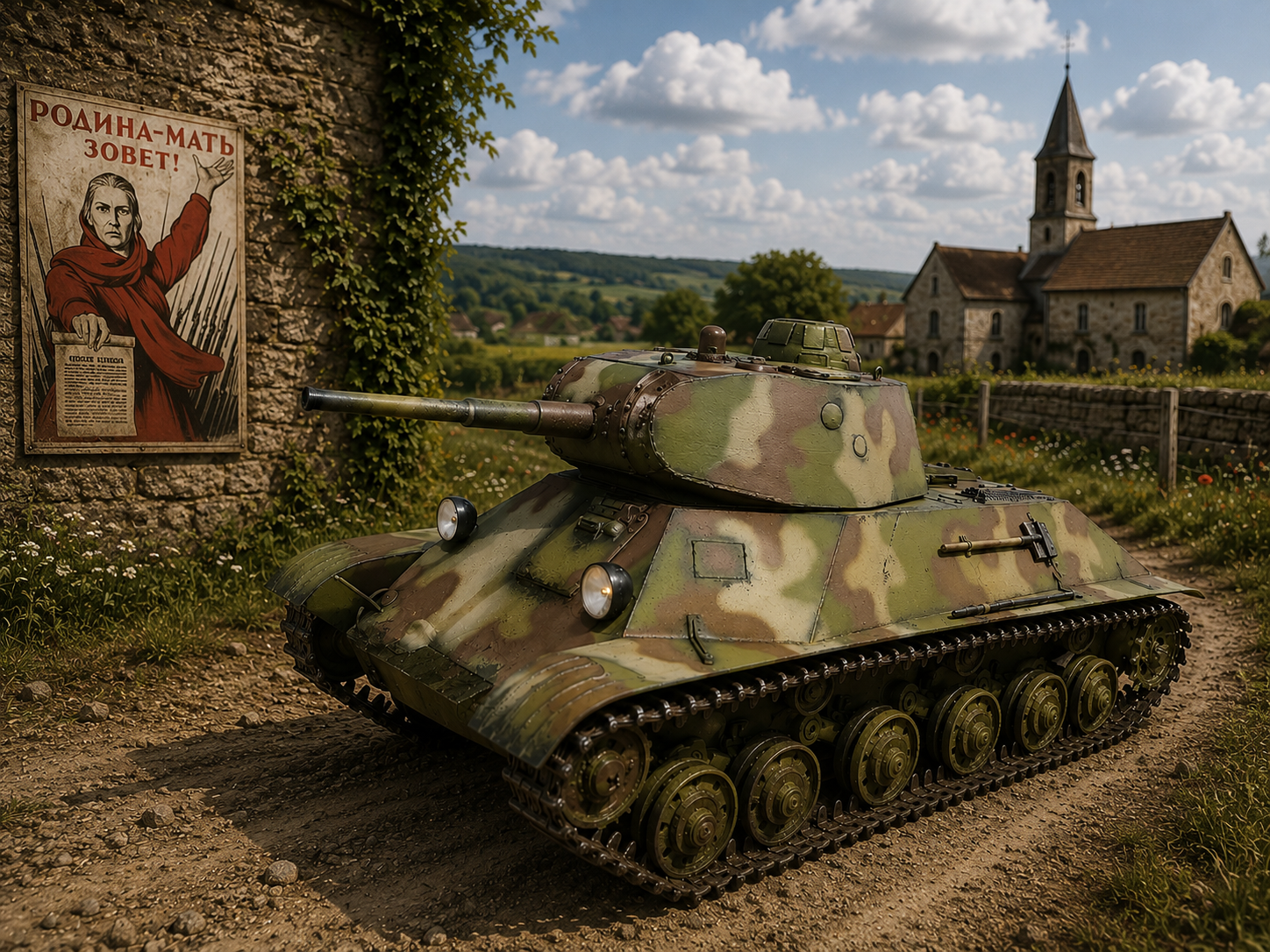 T-50 tank model set